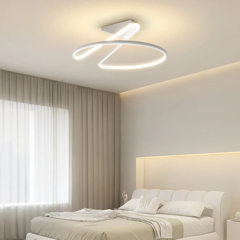 TONDI moderne minimaliste Led lustre pour couloir allée chambre salon plafonnier luminaires