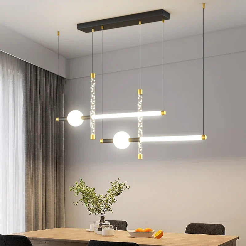 suspension led moderne pour intérieur style simple et épuré