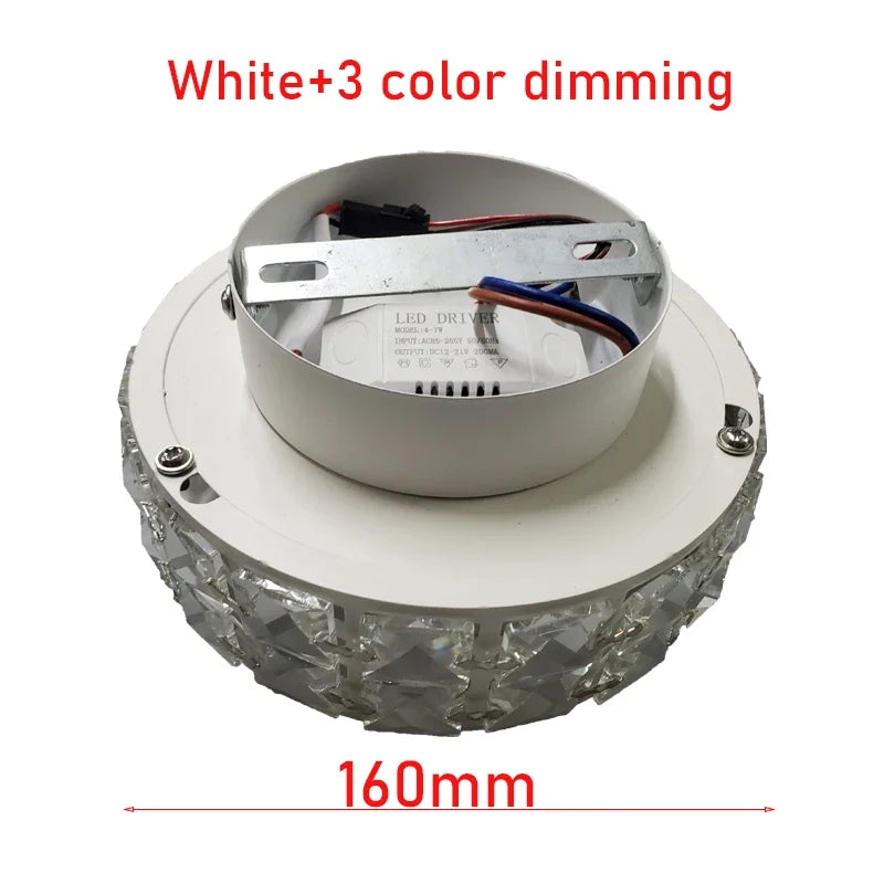 Plafonniers nordiques Lampara Techo lustre Led lumières en cristal Luminaria De Teto Para Sala Plafonnier or noir blanc Lampy