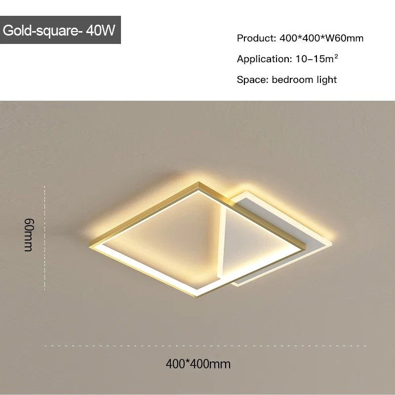 lustre led moderne simple décoration maison tondi