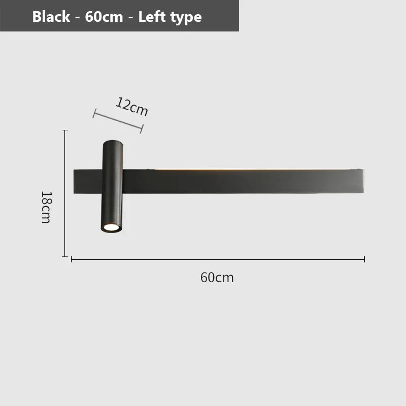 applique murale led de luxe simple style nordique créatif