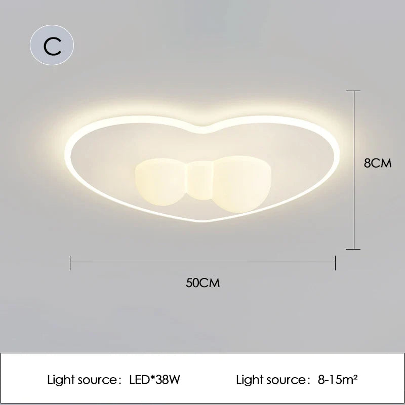 plafonnier nuage LED pour chambre d'enfant minimaliste et chaleureux