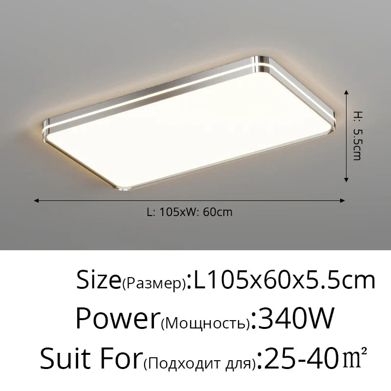 plafonnier led en fer forgé pour éclairage décoratif intérieur