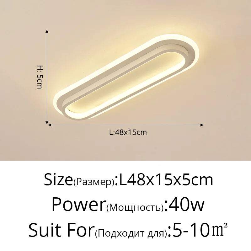 lustre nordique led simple moderne créatif balcon