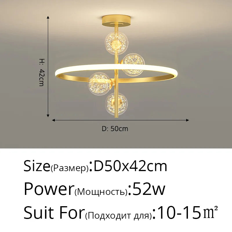 lustre nordique design pour éclairage intérieur moderne élégant