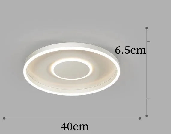 plafonnier led décoratif circulaire pour intérieur moderne