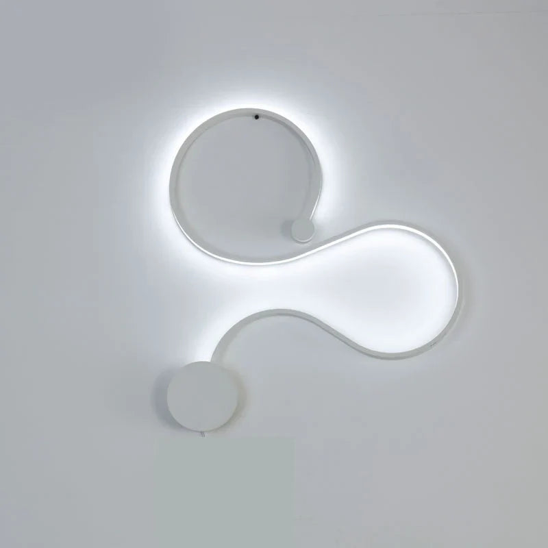 applique murale moderne en aluminium minimaliste design éclairage intérieur