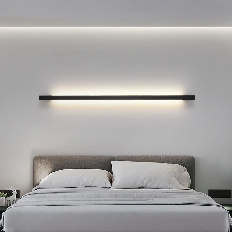applique murale à bande led minimaliste moderne et créative