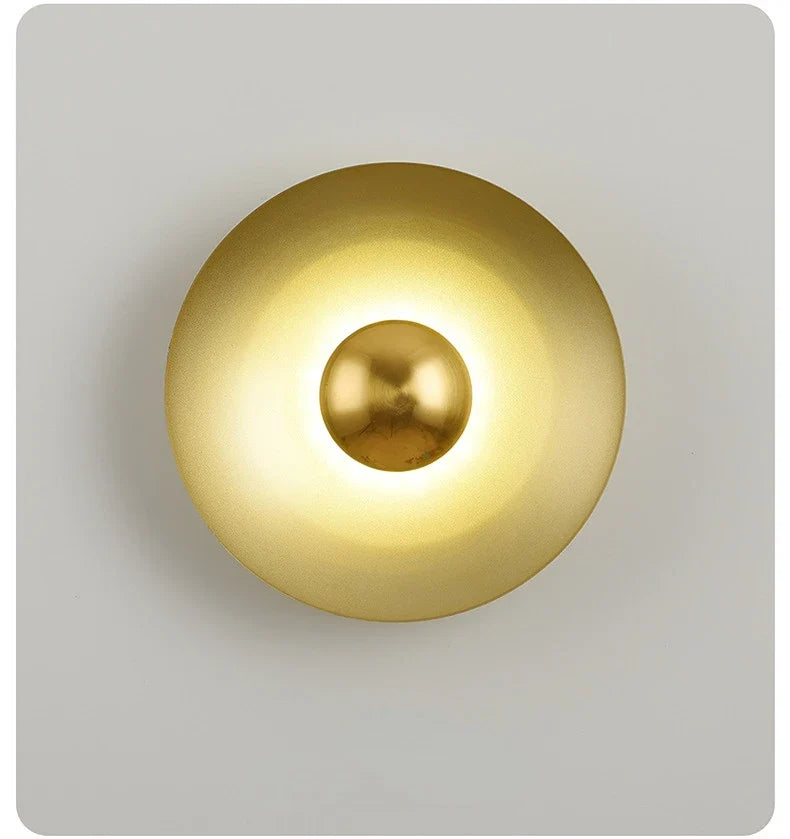 Applique circulaire nordique à LED