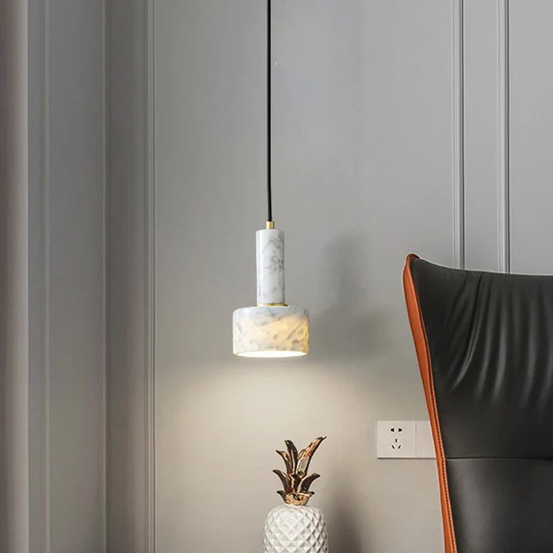 suspension en marbre pour décoration moderne intérieure