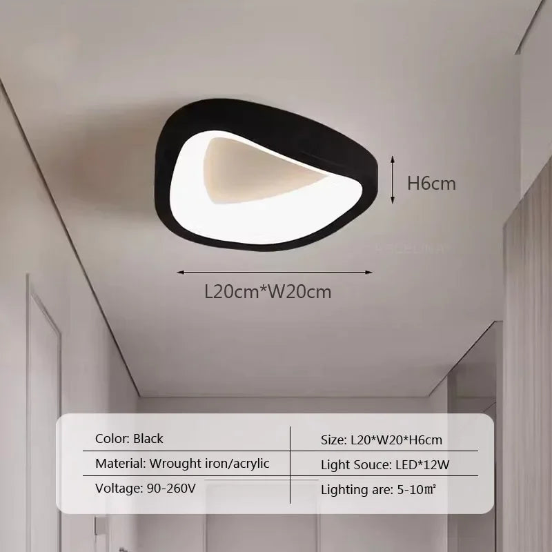 Plafonnier LED nordique pour salon