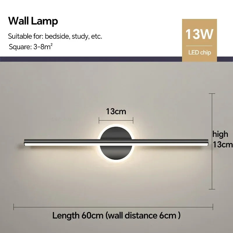 applique murale led moderne pour décoration intérieure élégante