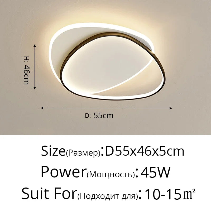 Modern LED Ceiling Lights Surface Mounting Lamp for Living Dining Room
