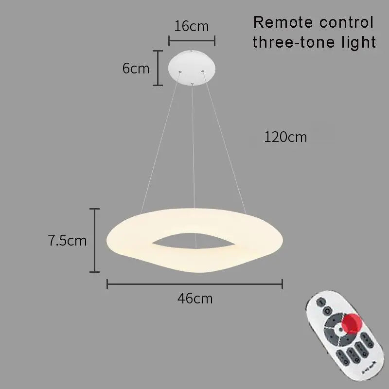 lustre moderne nordique nuage led décoration suspendue