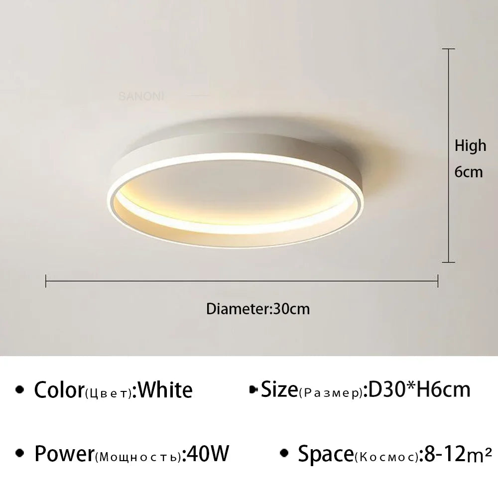 lustre nordique moderne à leds pour intérieur décoratif