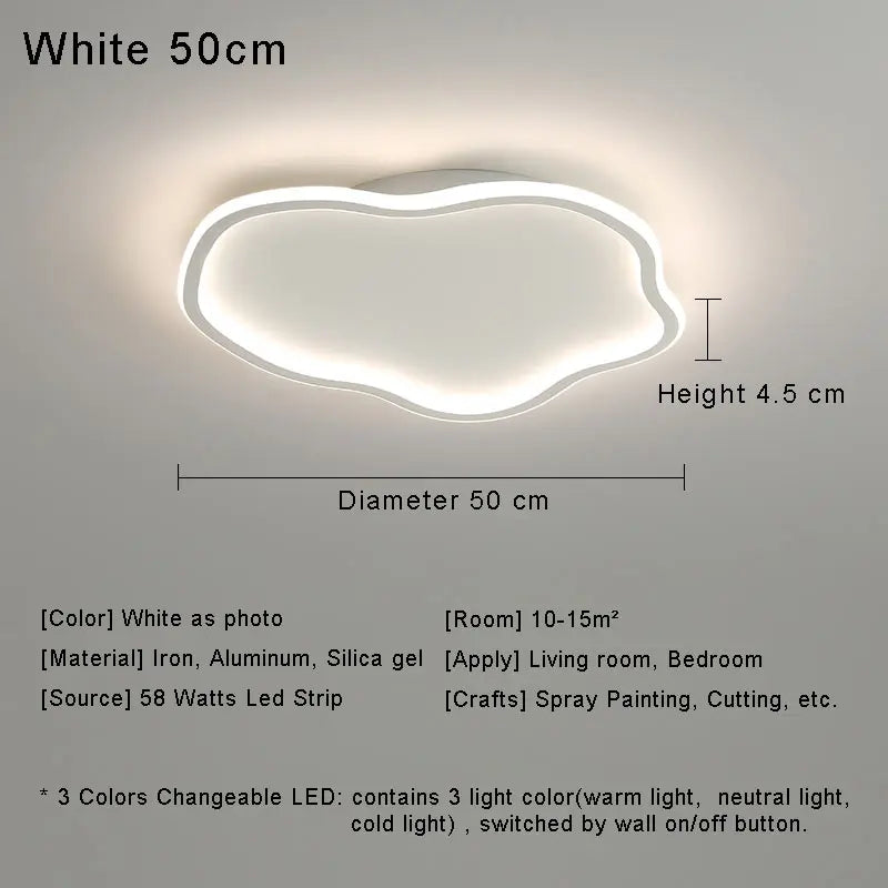 plafonnier led moderne pour éclairage intérieur décoratif