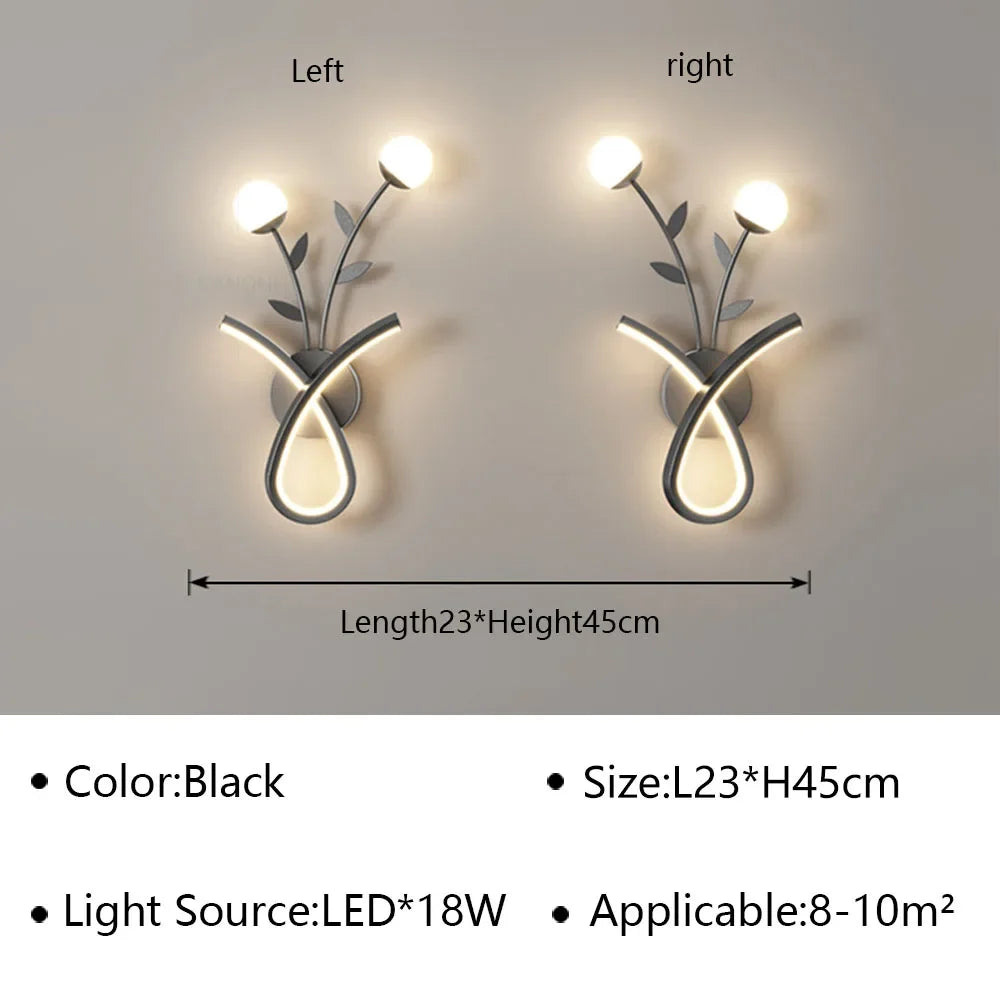 applique murale led moderne pour décoration intérieure élégante