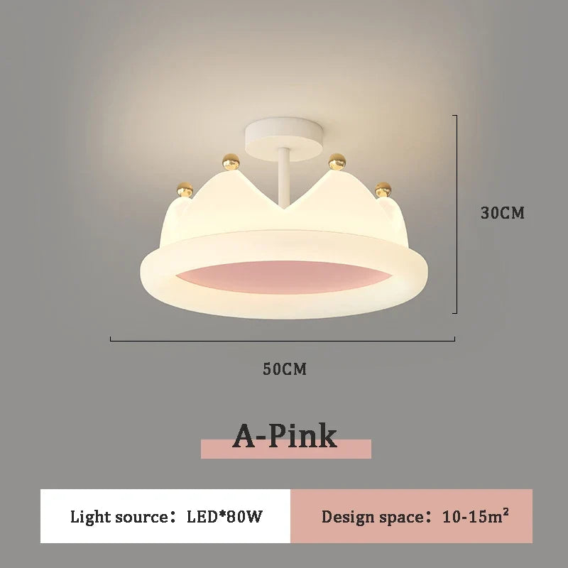 lustre romantique pour chambre de petite fille moderne