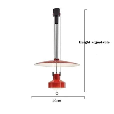 Height Adjustable Suspension Italian Designer Pendant Lamp Hanging Light For Kitchen Restaurant Living Dining Room