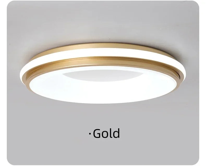 plafonnier led moderne macaron gradation à distance décoration intérieure
