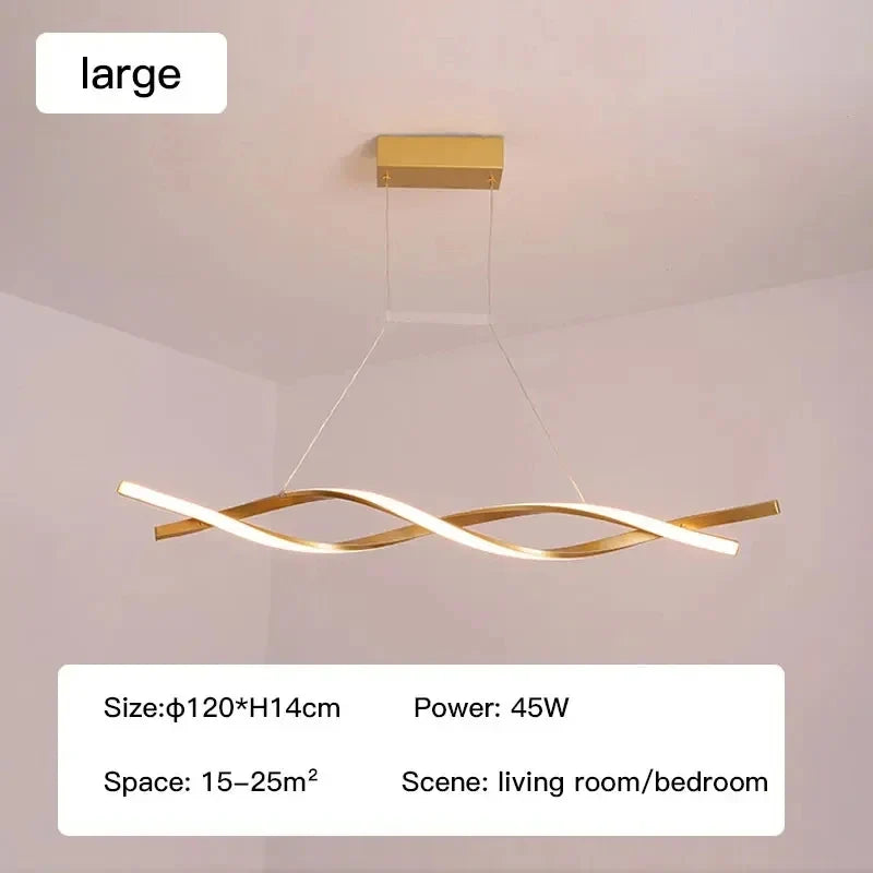 lustre moderne en verre pour éclairage intérieur