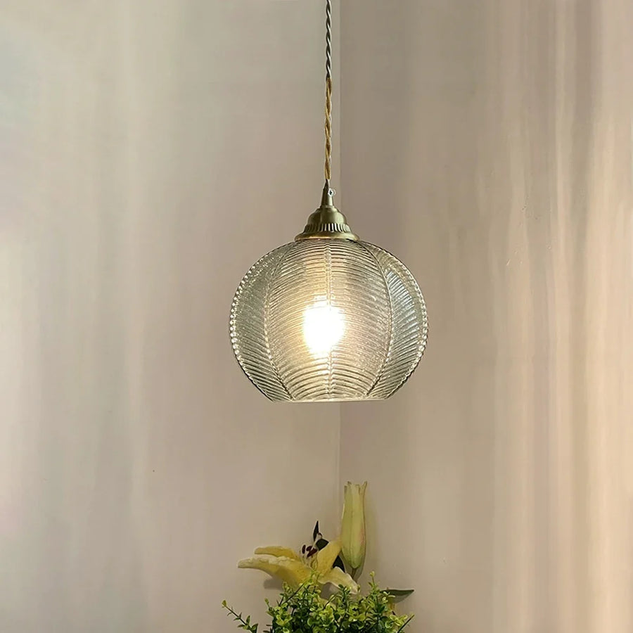 suspension moderne en verre pour éclairage intérieur décoratif
