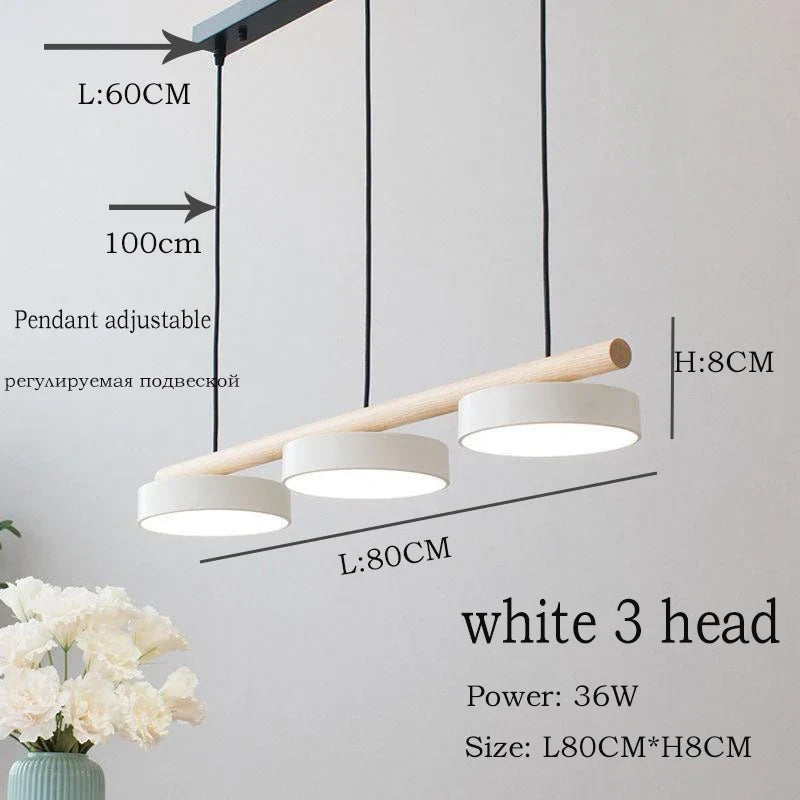 Lustre de style scandinave suspension LED lumières bar restaurant suspension lampe salle intérieure plafond lustre usine en gros