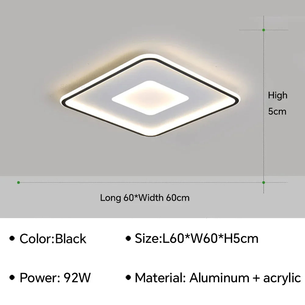 plafonnier led moderne pour décoration intérieure et éclairage design