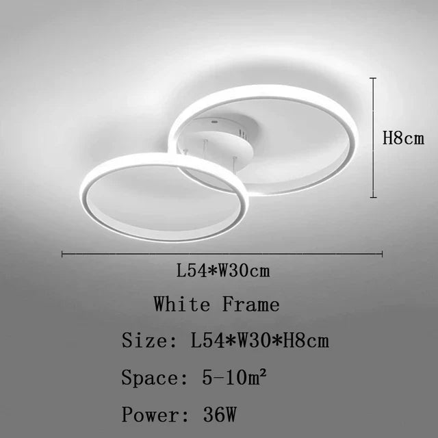 lustre led moderne pour allée couloir et intérieur