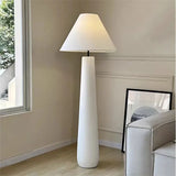 lampe de lecture sur pied style wabi sabi en forme de champignon