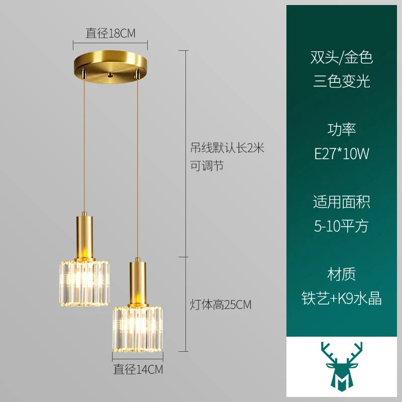 lustre en cristal de luxe design moderne pour éclairage intérieur