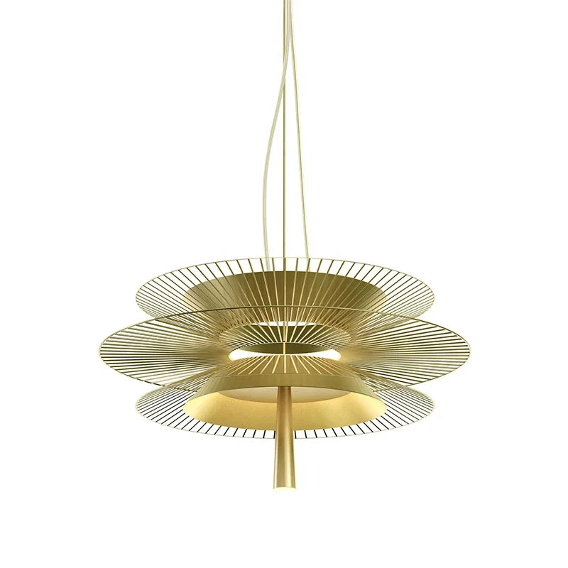 lustre de luxe sandyha led en métal lampe suspendue décorative