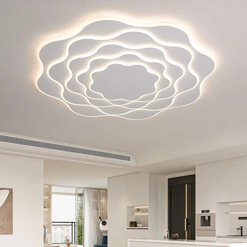 Plafonnier Fer acrylique lumières moderne LED salle à manger chambre Hall Bar lampes éclairage intérieur décor à la maison