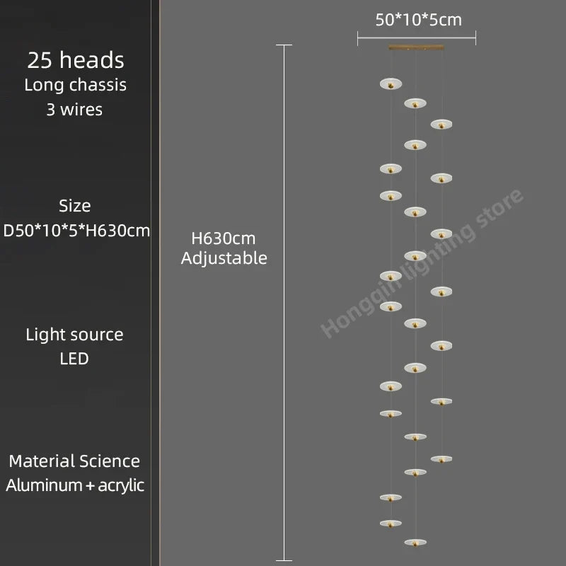 lustre moderne design pour éclairage intérieur contemporain