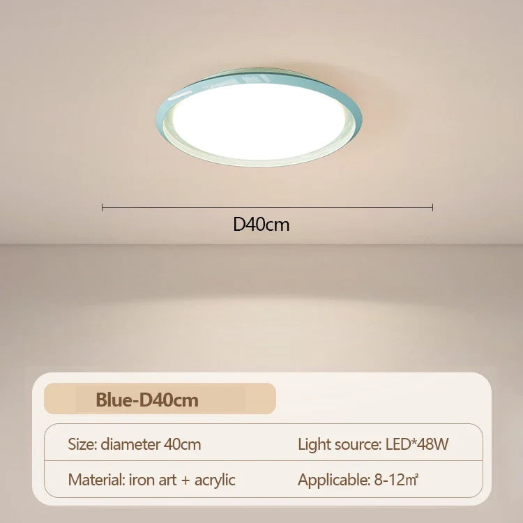 plafonnier led ultra mince design moderne pour décoration intérieure