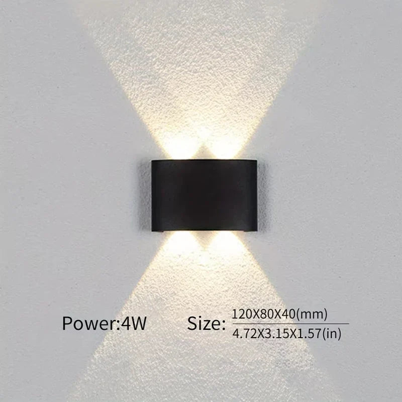 applique murale extérieure led étanche pour éclairage moderne