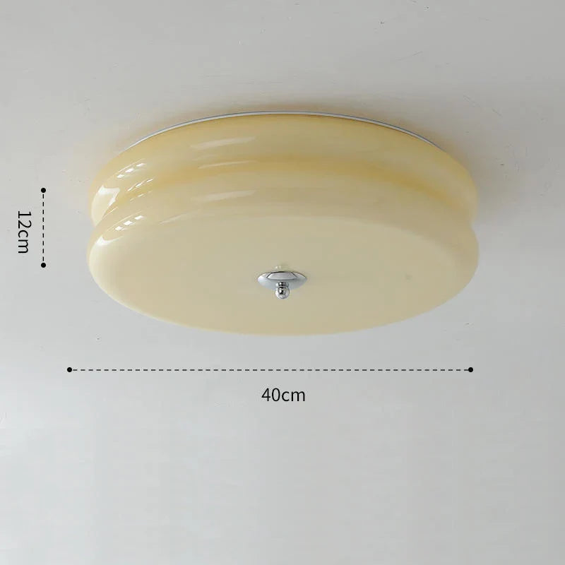 plafonnier rétro en verre pour un style nordique élégant