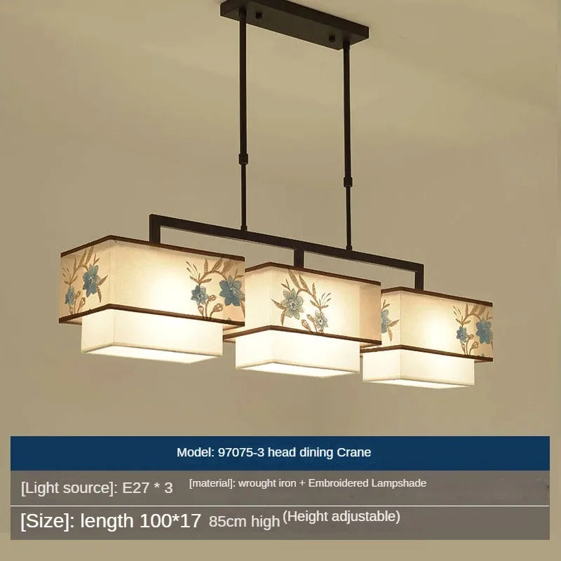 lustre chinois suspendu style moderne pour une ambiance simple