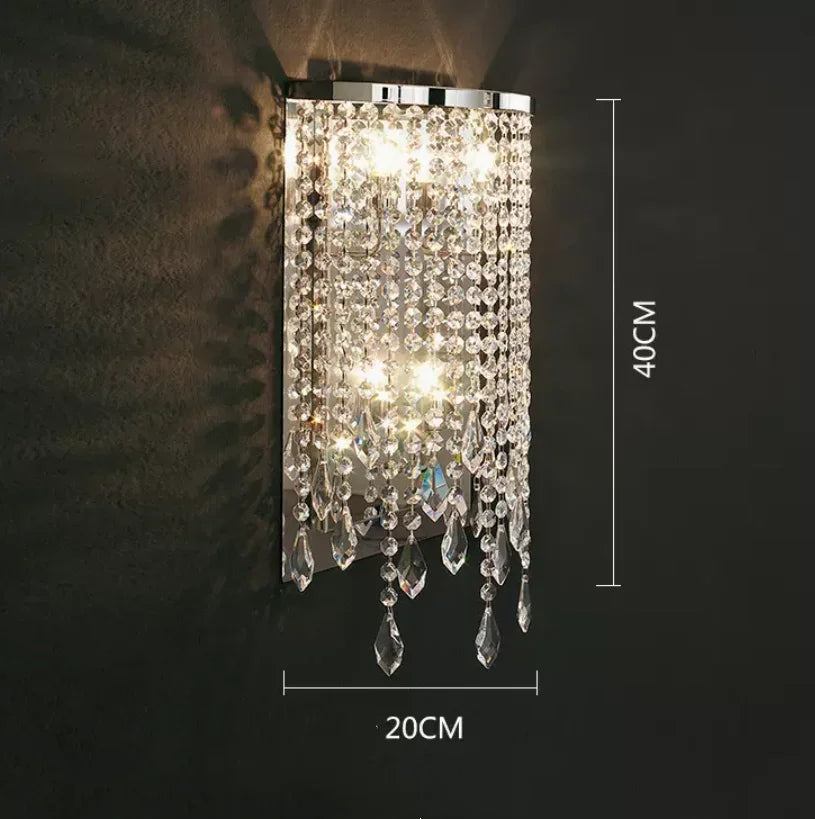 lustre moderne en cristal pour décoration intérieure élégante