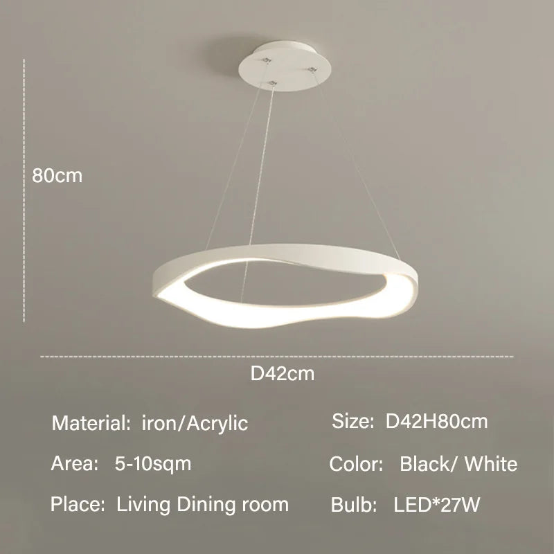 suspension design moderne pour un éclairage intérieur élégant