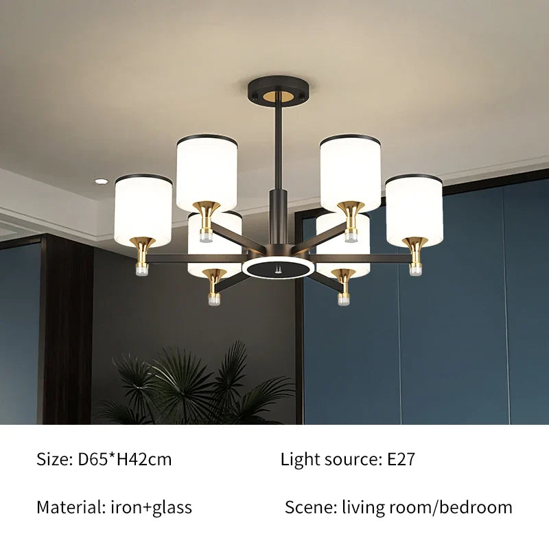 lustre nordique 15 têtes design moderne luxe pour intérieur lumineux