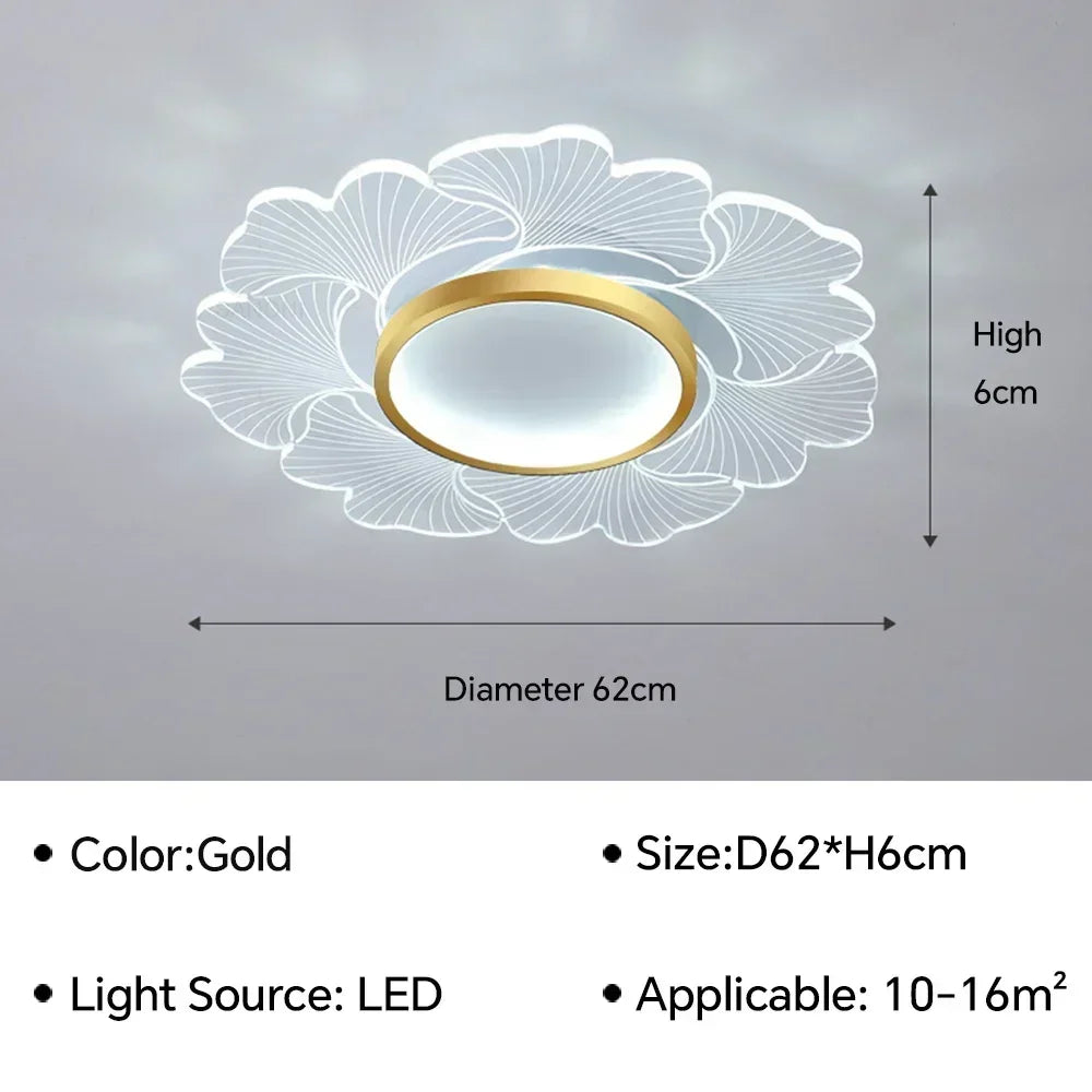 lustre moderne à leds pour décoration intérieure