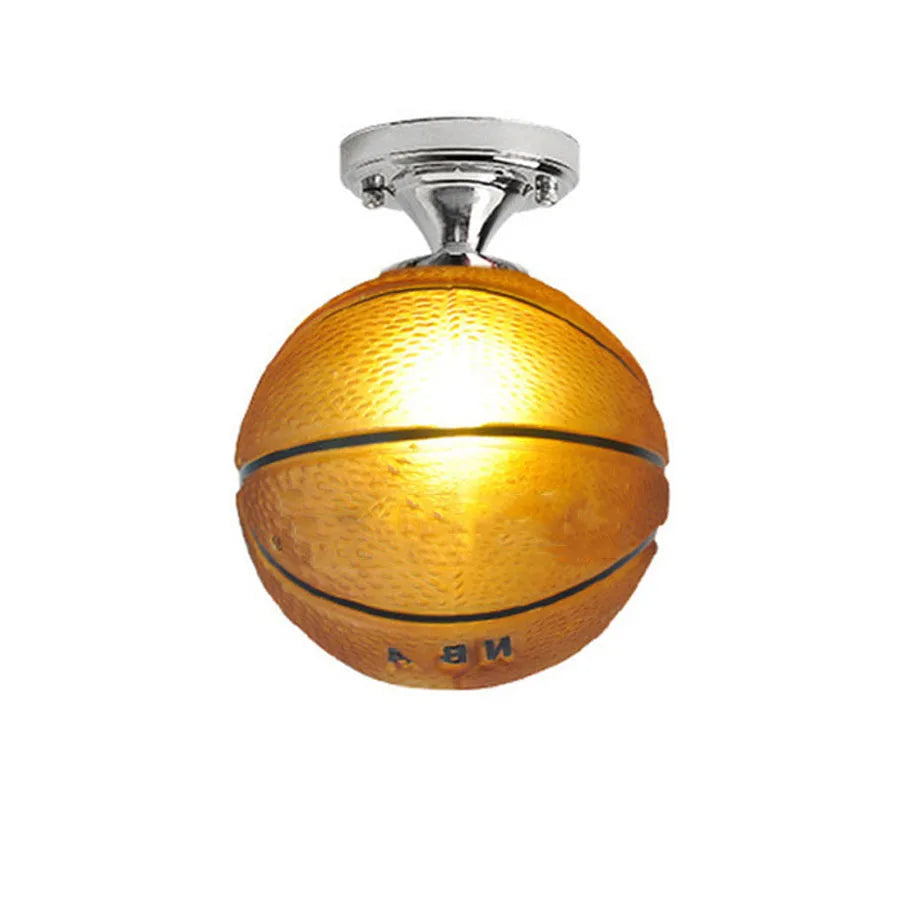 lustre enfant dessin animé football et basket décor lumineux