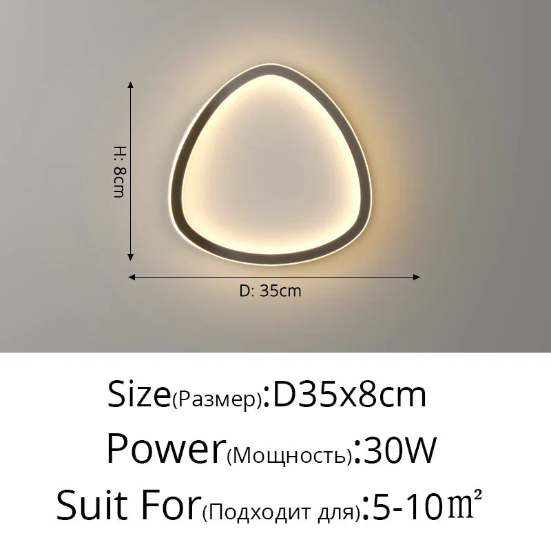 applique murale simple style moderne créatif loft led
