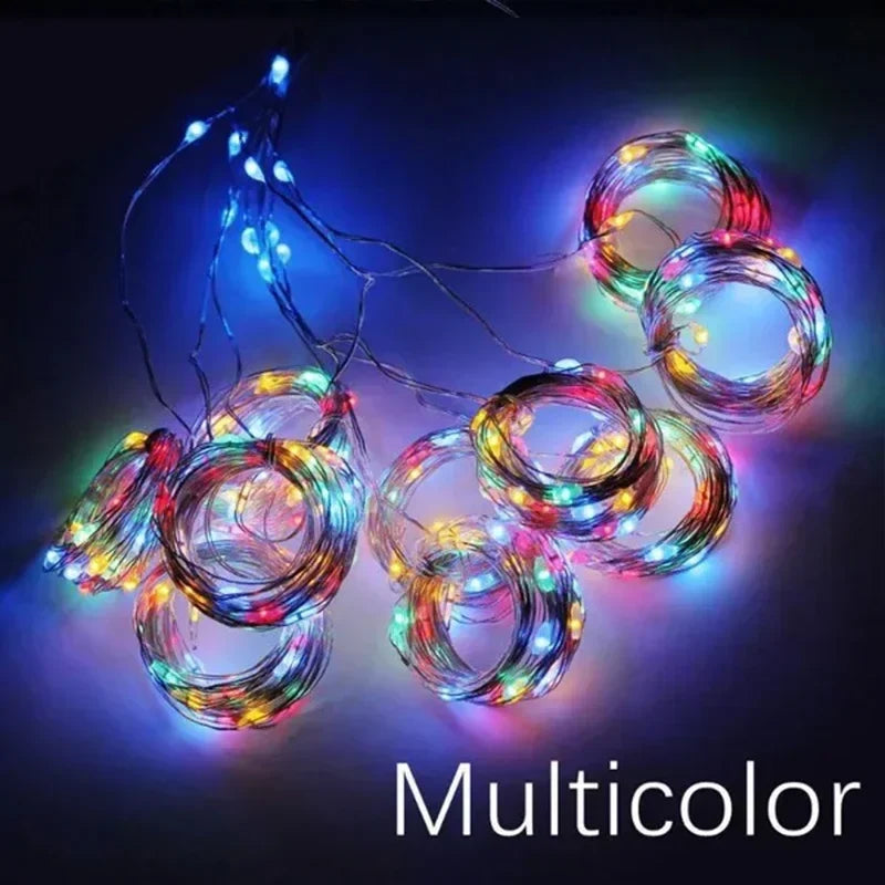 guirlande lumineuse rideau led usb pour décorations festives et célébrations