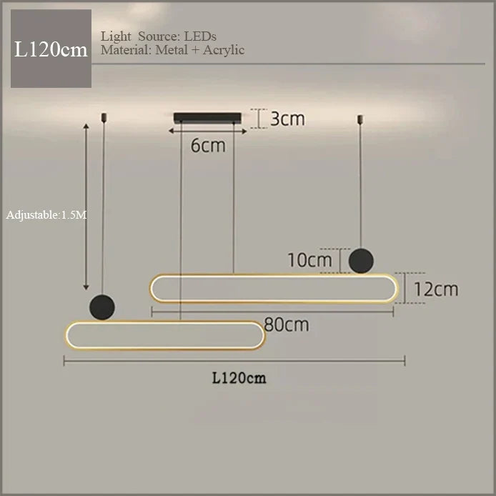 suspension moderne luminaire décoratif pour intérieur élégant