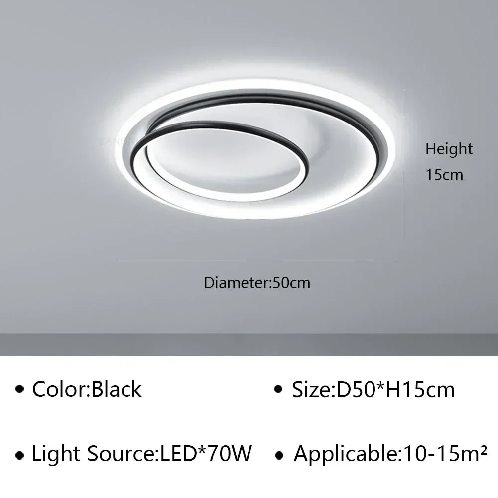 plafonnier led moderne pour décoration intérieure élégante et lumineuse