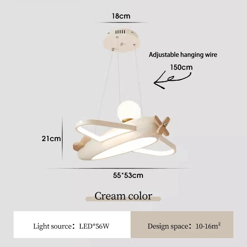 lustre moderne pour chambre d'enfants créatif et simple