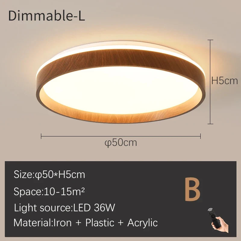 Plafonniers lune moderne LED à intensité variable