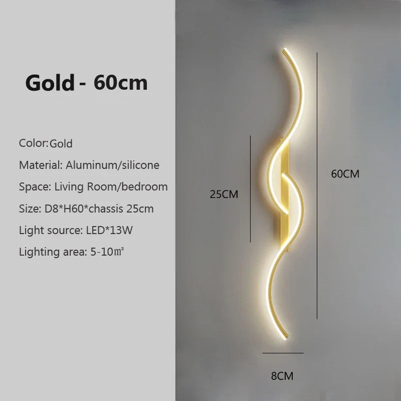 applique murale led moderne pour décoration intérieure élégante